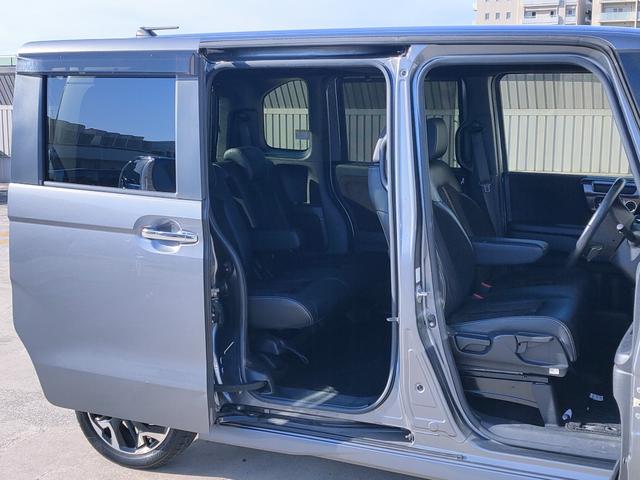 Ｎ－ＢＯＸカスタム Ｇ・Ｌターボホンダセンシング　禁煙／ホンダセンシング／両側パワスラ／ナビ／地デジ／Ｂｌｕｅｔｏｏｔｈ／ＥＴＣ／８スピーカー／クルコン／パドルシフト／スマートキー／プッシュスタート／フルＬＥＤヘッド／ハーフレザーシート／（46枚目）