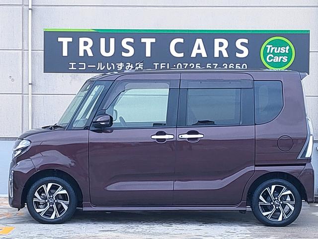 タント カスタムＸ　禁煙車／ＯＰカラー／ハーフレザー／スマートアシスト／両側パワスラ／スマートキー／シートヒーター／ナビ／地デジフルセグ／Ｂｌｕｅｔｏｏｔｈ／ＤＶＤ再生／ＣＤ／純正１４インチアルミホイール／（18枚目）