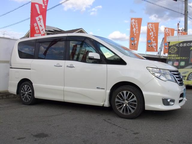 セレナ ハイウェイスターG S-HVアドバンスドセーフティ 修復歴無 スマートキー 両側電動スライドドア SDナビ Bluetooth CD DVD TV アランドビューカメラ Bカメラ ETC アルミホイール HIDヘッドライト フロントフォグ オートライト(12枚目)