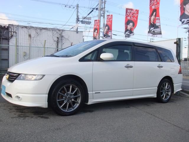 オデッセイ アブソルート　修復歴無　サンルーフ　キーレス　ＨＤＤナビ　ＥＴＣ　バックカメラ　ＨＩＤヘッドライト　フロントフォグライト　エアロ　アルミホイール　ハーフレザーシート　クルーズコントロール　３列シート（12枚目）