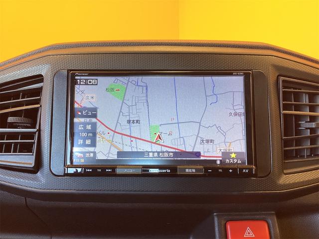 ミライース Ｌ　ＳＡＩＩＩ　バックカメラ　ナビ　クリアランスソナー　衝突被害軽減システム　オートマチックハイビーム　キーレスエントリー　アイドリングストップ　ＣＶＴ　ＥＳＣ　ＣＤ　ＵＳＢ　ミュージックプレイヤー接続可（8枚目）