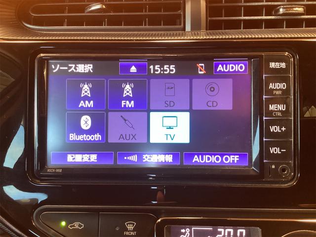 アクア Ｓスタイルブラック　バックカメラ　ナビ　ＴＶ　クリアランスソナー　レーンアシスト　衝突被害軽減システム　アルミホイール　オートマチックハイビーム　オートライト　スマートキー　アイドリングストップ（9枚目）