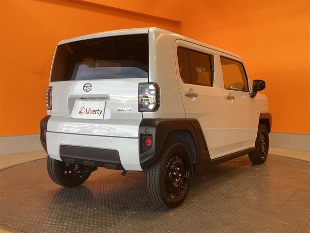 タフト X 届出済未使用車 禁煙車 衝突軽減B スカイルーフ LEDヘッドライト スマートキー プッシュスタート アイドリングストップ 電子パーキング ステアリングスイッチ 電動格納ミラー バックカメラ(19枚目)