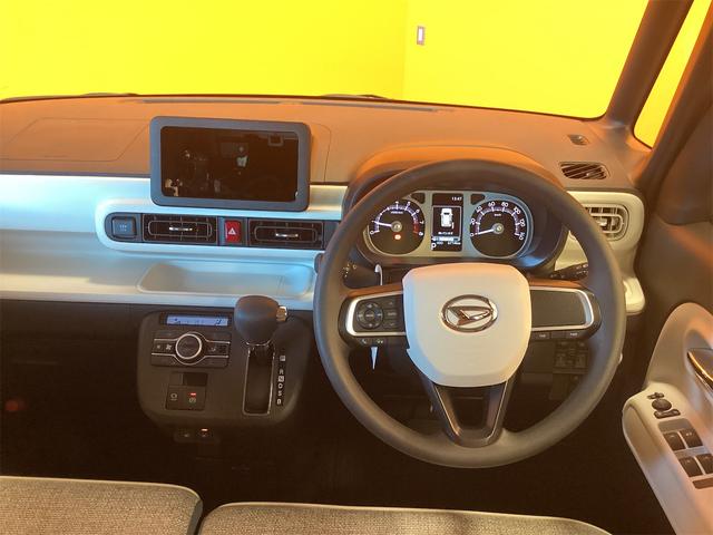 ムーヴキャンバス ストライプスＧ　バックカメラ　両側電動スライドドア　クリアランスソナー　衝突被害軽減システム　オートライト　スマートキー　アイドリングストップ　電動格納ミラー　シートヒーター　ベンチシート　ＣＶＴ　ＡＢＳ　ＥＳＣ（5枚目）