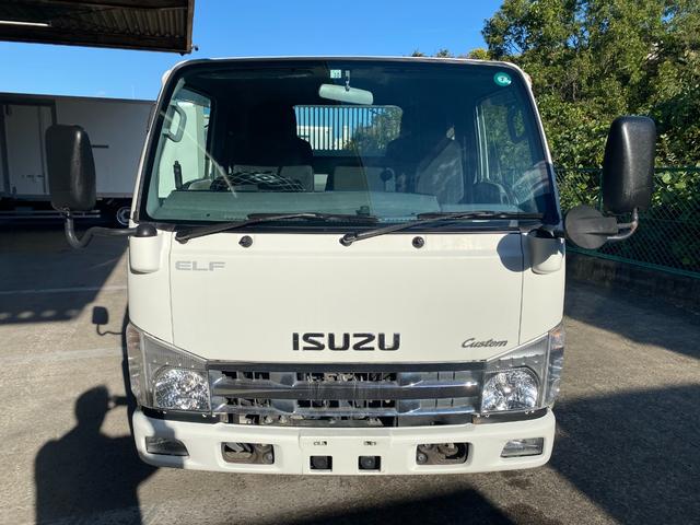 エルフトラック 3t ダンプ 4ナンバー スムーサー AT 3トン オートマ 歩み掛け コボレーン 3方開 2ペダル ターボ車 低床 電動格納ミラー ミラーヒーター ETC 新明和製 積載量3.000kg カスタム(3枚目)