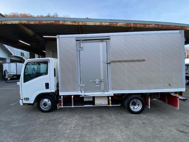 エルフトラック 　２ｔ　アルミバン　標準ロング　内高２０４ｃｍ　２トン　バン　リア３枚扉　サイドスライド扉　ラッシング２段　バックモニター　ミッション　電動格納ミラー　坂道補助装置　日本フルハーフ　積載量２．０００ｋｇ（14枚目）