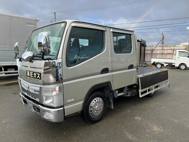 キャンター 　２ｔ　ダブルキャブ　６人乗り　リアヒーター　準中型　２トン　Ｗキャブ　オートマ　ＡＴ　２ペダル　ホイールライナー　３方開　グリルメッキ　コーナーメッキ　バンパーメッキ　積載量１．５００ｋｇ　ターボ車（11枚目）