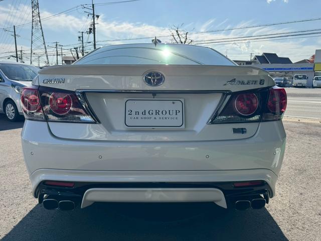 クラウンハイブリッド アスリートＳ　Ｊ－フロンティアリミテッド　シルクブレイズＦエアロ・モデリスタＳ・Ｒエアロ・モデリスタ４本出マフラー・ワーク２０ＡＷ・サンルーフ・レーダークルーズ・純正ナビ・ＴＶ・Ｂｔ接続・Ｂカメラ・レザーシート（13枚目）