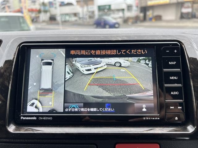 ハイエースバン スーパーＧＬ　ダークプライムＩＩ　パナソニック７インチナビ・３６０度カメラ・フルモデリスタ・ベッドキット・ＡＣ１００Ｖ・ステアリングリモコン・ビルトインＥＴＣ・レザーシートカバー・フルセグ・ＴＶキャンセラー・純正ホイル有（9枚目）