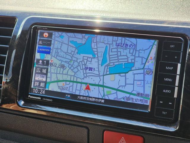 ハイエースバン スーパーGL ダークプライムII ストラーダナビ・フルセグ・Bカメラ・ETC・ドラレコ・CRSサイドライナー・CRSリーガルフェンダー・ユーアイビークル防虫ネット・ヴァレンティウインカーミラー・モデリスタフロントリップ・天井スピーカー(15枚目)