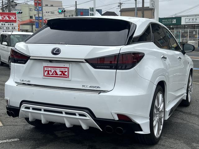 ＲＸ ＲＸ４５０ｈ　Ｆスポーツ　ワンオーナー・ＴＲＤフルエアロ・純ナビ・アラウンドビューモニター・ムーンルーフ・オーディソンオーディオ・前後シートヒーター・アクセサリーコンセント・パワーバックドア・ＥＴＣ・ＨＵＤ・ＢＳＭ・純ホイル有（2枚目）