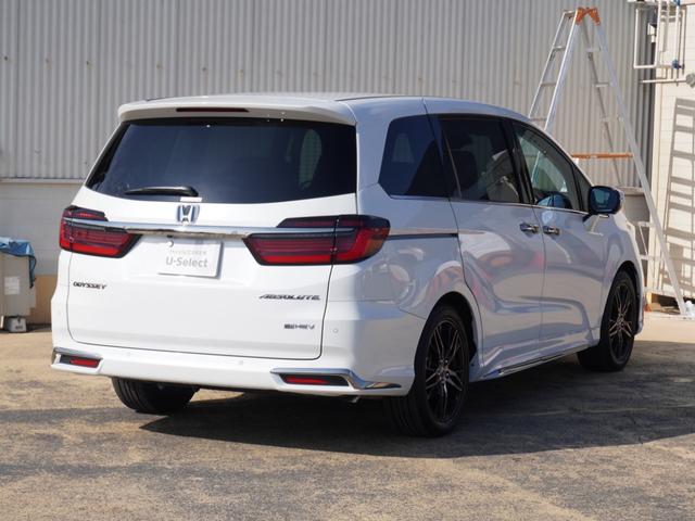 オデッセイハイブリッド e:HEVアブソルート・EX 弊社元デモカー 11インチナビ(純正用品LXM247VFLi) 全周囲カメラ ドラレコ ETC 両側電動スライドドア シートヒーター Bluetooth LEDヘッドライト パドルシフト オットマン(15枚目)