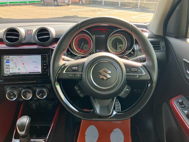 スイフトスポーツ ベースグレード　ＡＣＣ　パドルシフト　ＥＴＣ２．０　全方位カメラ　純正アルミ（6枚目）