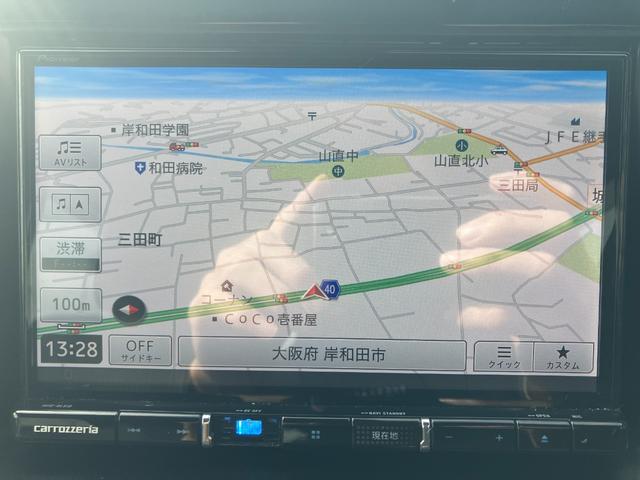 ヴォクシー ZS 社外フルセグナビ/ビルトインETC/社外フリップダウンモニター(4枚目)