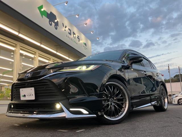 ハリアーハイブリッド Ｚ　ＪＢＬ／デジタルインナーミラー／Ｂｌｕｅｔｏｏｔｈ／モデリスタエアロ／アダプティブクルーズコントロール／ハーフレザーシート／ＥＴＣ２．０／トヨタセーフティセンス／社外ＡＷ（4枚目）