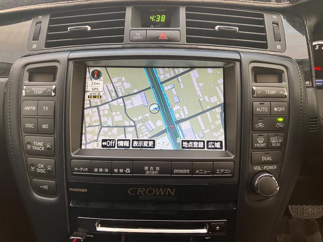 クラウン アスリート プレミアムエディション ワンオーナー/純正ナビ/バックカメラ/プッシュスタート/スポーツモード/コーナーセンサー/クルコン/パワーシート/ETC/スマートキー/スペアキー(6枚目)