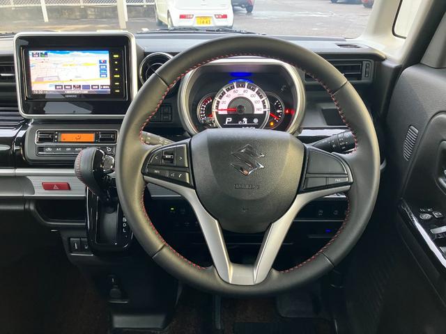 スペーシアカスタム ハイブリッドＸＳ　全方位モニター／ハーフレザーシート／スズキセーフティサポート／両側パワースライドドア／純正ナビフルセグＴＶ／純正１５インチＡＷ（21枚目）