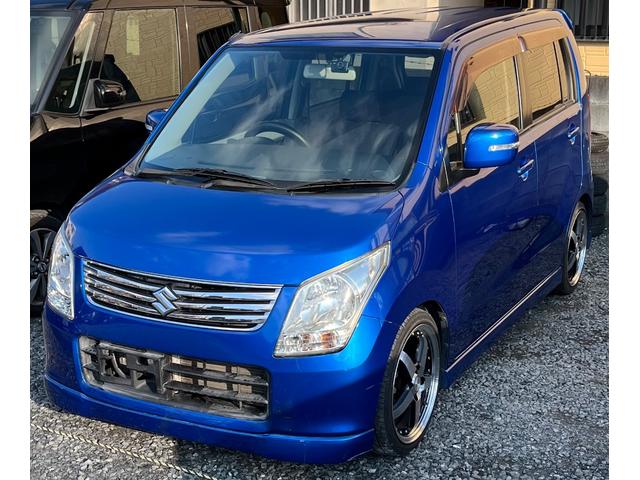 ワゴンＲ ＦＸリミテッド　車高調　社外アルミホイール１６インチ　プッシュスタート　スマートキー２本　ＥＴＣ　前後ドライブレコーダー（2枚目）