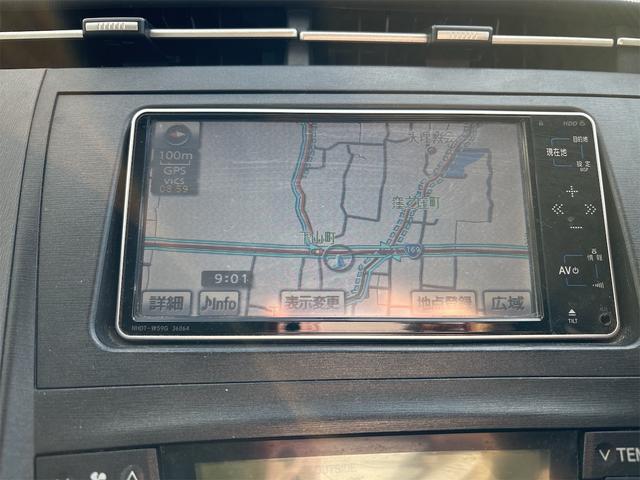 プリウス Ｌ　ＣＤ　ＤＶＤ　テレビ　ナビ　ＥＴＣ　キーレス　電格ミラー　オートエアコン　プッシュスタート（10枚目）