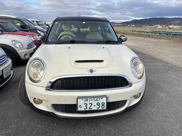 MINI クーパーS クラブマン エアコン ETC デジタルミラー ドラレコ パドルシフト 16インチアルミ PW PS レザー調シートカバー スペアキー(5枚目)