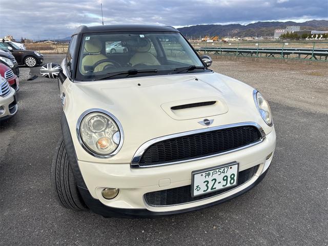 MINI クーパーS クラブマン エアコン ETC デジタルミラー ドラレコ パドルシフト 16インチアルミ PW PS レザー調シートカバー スペアキー(6枚目)