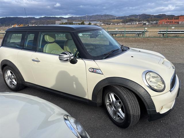 MINI クーパーS クラブマン エアコン ETC デジタルミラー ドラレコ パドルシフト 16インチアルミ PW PS レザー調シートカバー スペアキー(8枚目)