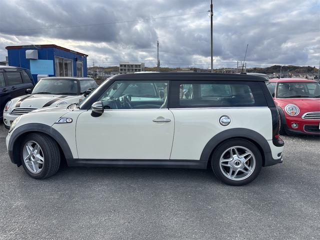 MINI クーパーS クラブマン エアコン ETC デジタルミラー ドラレコ パドルシフト 16インチアルミ PW PS レザー調シートカバー スペアキー(13枚目)