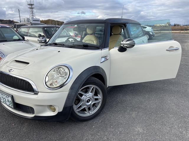 MINI クーパーS クラブマン エアコン ETC デジタルミラー ドラレコ パドルシフト 16インチアルミ PW PS レザー調シートカバー スペアキー(18枚目)