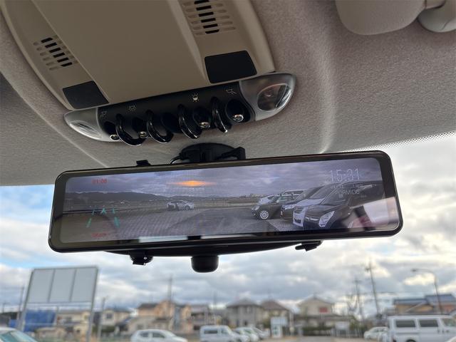 MINI クーパーS クラブマン エアコン ETC デジタルミラー ドラレコ パドルシフト 16インチアルミ PW PS レザー調シートカバー スペアキー(37枚目)