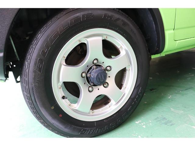 ジムニー ＸＧ　ライムグリーン／全塗装／ネオンカラー／オリジナルカラーリング／ラプターライナー／１６インチＡＷ／ターボ（43枚目）