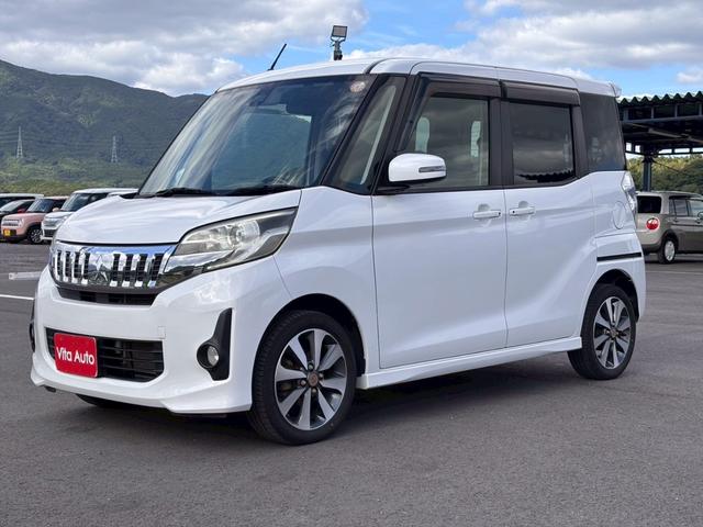 ｅＫスペースカスタム カスタムＴ　ｅ－アシスト　ＳＤナビ　フルセグＴＶ　リアカメラ　スマートキー　ＨＩＤヘッドライト　衝突軽減ブレーキ　両側パワスラ　Ｂｌｕｅｔｏｏｔｈ　純正１５インチアルミ（5枚目）