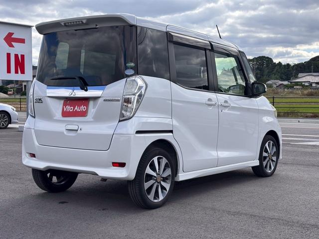 ｅＫスペースカスタム カスタムＴ　ｅ－アシスト　ＳＤナビ　フルセグＴＶ　リアカメラ　スマートキー　ＨＩＤヘッドライト　衝突軽減ブレーキ　両側パワスラ　Ｂｌｕｅｔｏｏｔｈ　純正１５インチアルミ（15枚目）