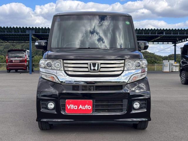 Ｎ－ＢＯＸ＋カスタム Ｇ　ターボＳＳパッケージ　メモリーナビ　ワンセグＴＶ　リアカメラ　スマートキー　ＨＩＤヘッドライト　両側パワスラ　Ｂｌｕｅｔｏｏｔｈ　クルコン　社外１４インチアルミ（6枚目）