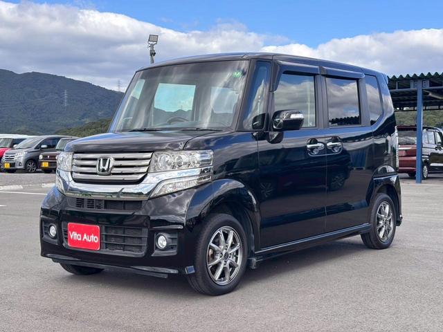 Ｎ－ＢＯＸ＋カスタム Ｇ　ターボＳＳパッケージ　メモリーナビ　ワンセグＴＶ　リアカメラ　スマートキー　ＨＩＤヘッドライト　両側パワスラ　Ｂｌｕｅｔｏｏｔｈ　クルコン　社外１４インチアルミ（8枚目）