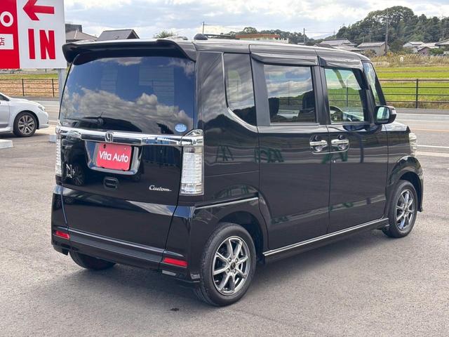 Ｎ－ＢＯＸ＋カスタム Ｇ　ターボＳＳパッケージ　メモリーナビ　ワンセグＴＶ　リアカメラ　スマートキー　ＨＩＤヘッドライト　両側パワスラ　Ｂｌｕｅｔｏｏｔｈ　クルコン　社外１４インチアルミ（17枚目）