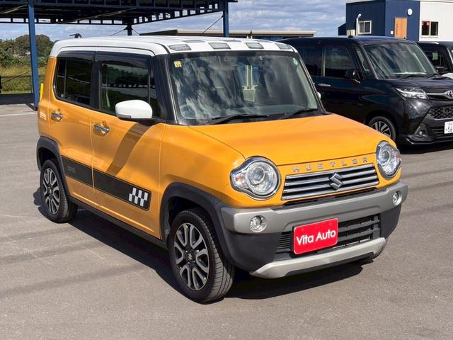 ハスラー Ｊターボ　メモリーナビ　フルセグＴＶ　リアカメラ　スマートキー　ＨＩＤヘッドライト　衝突軽減ブレーキ　前ドラレコ　シートヒーター　Ｂｌｕｅｔｏｏｔｈ　クルコン　純正１５インチアルミ　ＥＴＣ（7枚目）