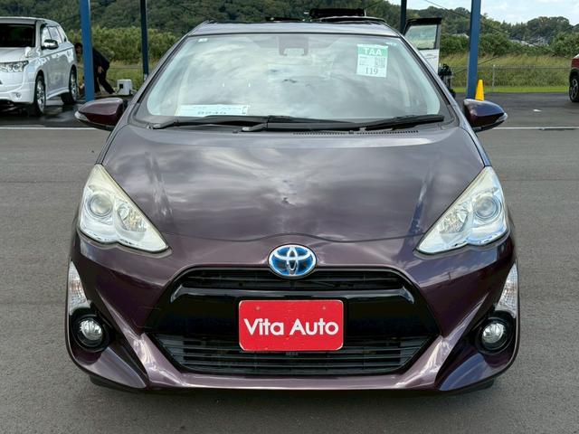 アクア Sスタイルブラック SDナビ フルセグTV リアカメラ スマートキー LEDヘッドライト 衝突軽減ブレーキ 前後ドラレコ Bluetooth 純正15インチ鉄 ETC(4枚目)