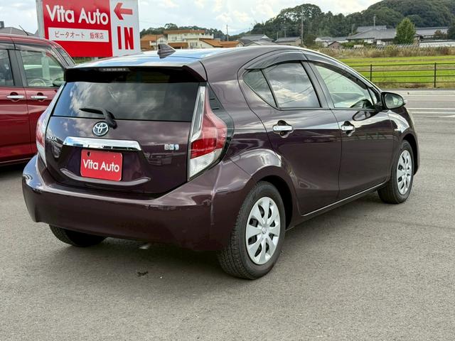 アクア Sスタイルブラック SDナビ フルセグTV リアカメラ スマートキー LEDヘッドライト 衝突軽減ブレーキ 前後ドラレコ Bluetooth 純正15インチ鉄 ETC(14枚目)