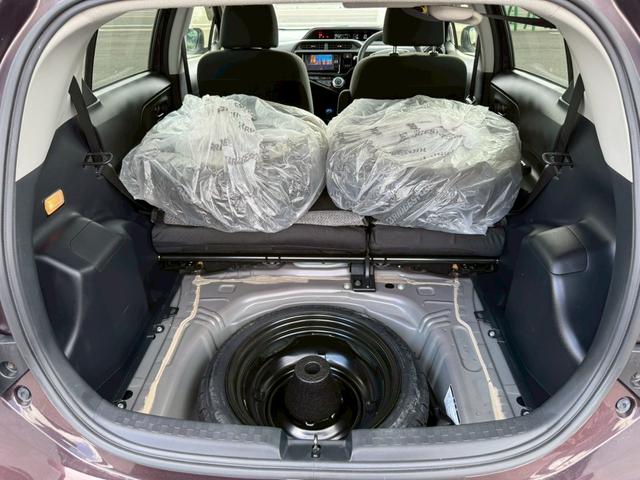 アクア Sスタイルブラック SDナビ フルセグTV リアカメラ スマートキー LEDヘッドライト 衝突軽減ブレーキ 前後ドラレコ Bluetooth 純正15インチ鉄 ETC(48枚目)