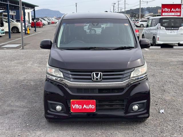 Ｎ－ＷＧＮカスタム Ｇ・ターボパッケージ　ＳＤナビ　フルセグＴＶ　スマートキー　ＨＩＤヘッドライト　衝突軽減ブレーキ　前ドラレコ　Ｂｌｕｅｔｏｏｔｈ　純正１４インチアルミ　ＥＴＣ（4枚目）