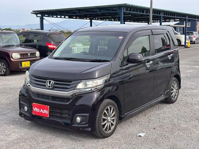 Ｎ－ＷＧＮカスタム Ｇ・ターボパッケージ　ＳＤナビ　フルセグＴＶ　スマートキー　ＨＩＤヘッドライト　衝突軽減ブレーキ　前ドラレコ　Ｂｌｕｅｔｏｏｔｈ　純正１４インチアルミ　ＥＴＣ（6枚目）