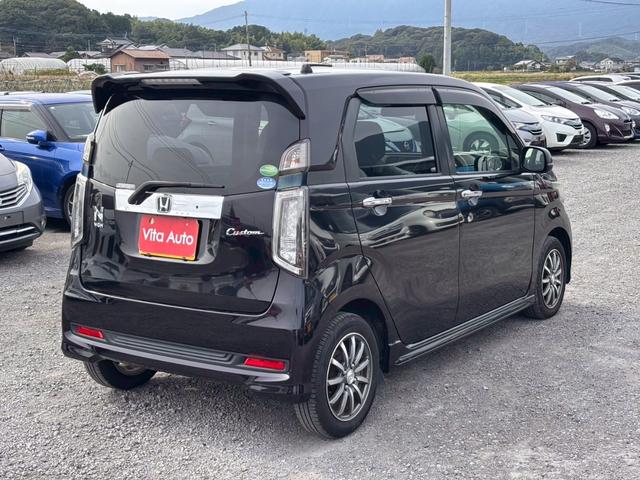 Ｎ－ＷＧＮカスタム Ｇ・ターボパッケージ　ＳＤナビ　フルセグＴＶ　スマートキー　ＨＩＤヘッドライト　衝突軽減ブレーキ　前ドラレコ　Ｂｌｕｅｔｏｏｔｈ　純正１４インチアルミ　ＥＴＣ（14枚目）