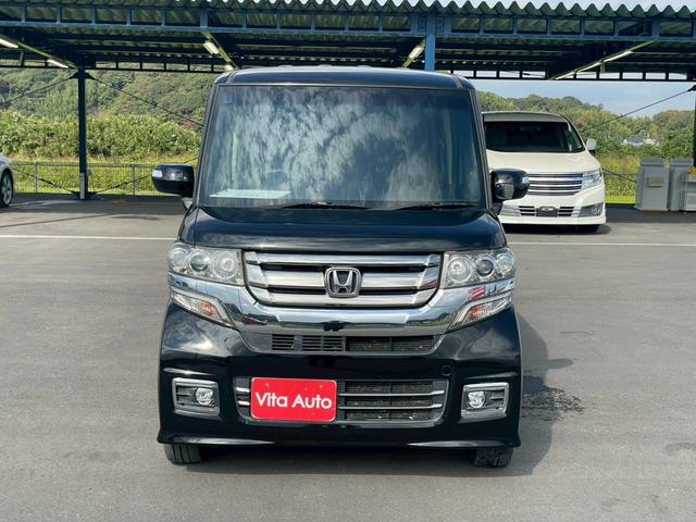 N-BOXカスタム G・ターボLパッケージ ディスプレイオーディオ リアカメラ スマートキー HIDヘッドライト 両側パワスラ クルコン 純正15インチアルミ ETC(2枚目)