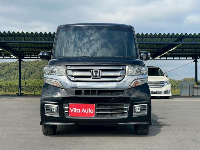 N-BOXカスタム G・ターボLパッケージ ディスプレイオーディオ リアカメラ スマートキー HIDヘッドライト 両側パワスラ クルコン 純正15インチアルミ ETC(3枚目)