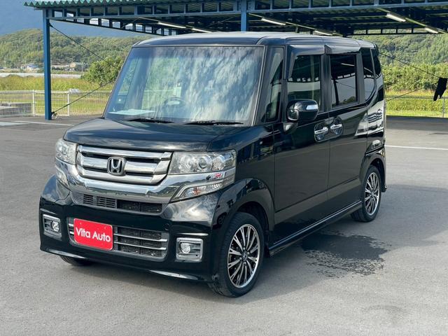 N-BOXカスタム G・ターボLパッケージ ディスプレイオーディオ リアカメラ スマートキー HIDヘッドライト 両側パワスラ クルコン 純正15インチアルミ ETC(6枚目)