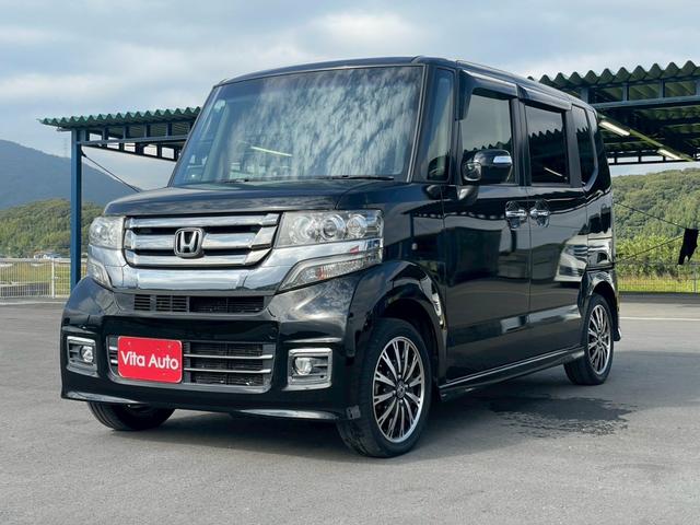 N-BOXカスタム G・ターボLパッケージ ディスプレイオーディオ リアカメラ スマートキー HIDヘッドライト 両側パワスラ クルコン 純正15インチアルミ ETC(7枚目)