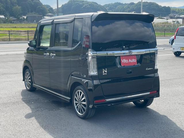 N-BOXカスタム G・ターボLパッケージ ディスプレイオーディオ リアカメラ スマートキー HIDヘッドライト 両側パワスラ クルコン 純正15インチアルミ ETC(8枚目)