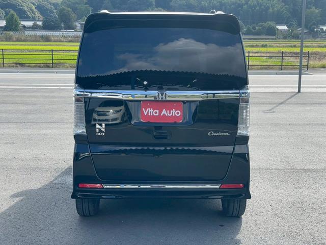 N-BOXカスタム G・ターボLパッケージ ディスプレイオーディオ リアカメラ スマートキー HIDヘッドライト 両側パワスラ クルコン 純正15インチアルミ ETC(11枚目)