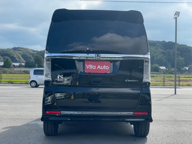 N-BOXカスタム G・ターボLパッケージ ディスプレイオーディオ リアカメラ スマートキー HIDヘッドライト 両側パワスラ クルコン 純正15インチアルミ ETC(12枚目)