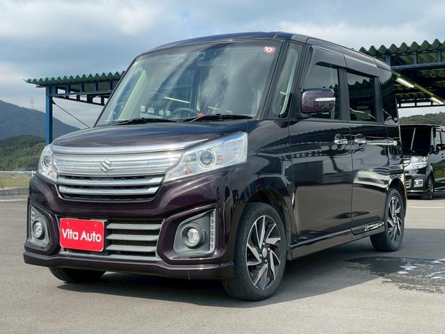 スペーシアカスタム XS 4WD メモリーナビ フルセグTV リアカメラ スマートキー HIDヘッドライト 衝突軽減ブレーキ 両側パワスラ シートヒーター Bluetooth 純正15インチアルミ ETC(7枚目)